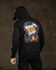 Худі мілітарі Trenash Never Sleep двонитка з капюшоном і кишенею кенгуру DTF принт XXXL - зображення 1