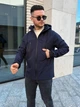 Вітрівка Next soft shell чоловіча весняна осіння на флісі XL синя (27060) - зображення 5