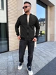 Бомбер Calm чоловічий на флісі soft shell весняний осінній L чорний (24069) - зображення 5
