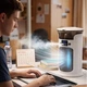 Портативный мини-кондиционер Spray Air Cooler LY-940 с USB-питанием увлажнением воздуха и распылением воды настольный охладитель - изображение 6
