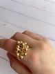 Каблучка гроно бусин Honey Fashion Accessories золотистий (12-155) - изображение 7