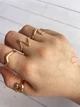 Набір каблучок Honey Fashion Accessories золотистий (12-242) - изображение 7