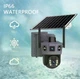 Уличная IP камера TP18 4G Solar PTZ с солнечной панелью 6 Мп поворотная с SIM картой для удаленного видеонаблюдения 320 градусов обзора 128 ГБ памяти автономное питание двусторонняя связь IP66 защита для частного дома Черная - изображение 4