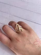 Каблучка "Рідкий метал" Honey Fashion Accessories золотистий (12-60) - изображение 5