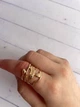 Каблучка з переплетенням Honey Fashion Accessories золотистий (12-156) - изображение 5