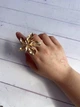 Каблучка квітка Honey Fashion Accessories золотистий (12-145) - изображение 7