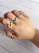 Набір каблучок Honey Fashion Accessories сріблястий (12-242) - изображение 8