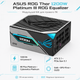 Блок живлення ASUS ROG Thor 1200W Platinum III ROG Equalizer ATX 3.1 вентилятор 135 мм Black (90YE00V7-B0NA00) - зображення 1