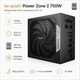 Блок живлення be quiet! Power Zone 2 750W ATX 3.1 вентилятор 140 мм Black (BP006EU) - зображення 1