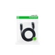 Патч-корд 1м, U/UTP CAT 6A Copper Ethernet Cable тонкий (диаметр 2.8мм) NW122 Black Ugreen (70332) - изображение 2