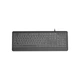 Клавиатура Gembird Slim Multimedia White Backlight USB Black (KB-UML-04-CYRL) - изображение 1