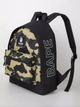 Рюкзак Bape Camo e-MOOK, A Bathing Ape в камуфляжном цвете с логотипами по бокам. - изображение 6