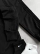 Весняно-осінньо-літній Костюм (бавовна) Nike, чоловічий, зіп худі-штани лампас, чорний, розмір S - зображення 12