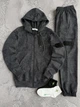 Весняно-осінньо-літній Костюм (бавовна) Stone Island, чоловічий, зіп худі-штани, графіт, розмір S - изображение 3