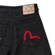 Джинси чоловічі широкі EVISU чорні вінтажні баггі оверсайз Y2K Hello Kitty 25 (1075-307) - зображення 8