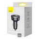 FM трансмиттер Baseus TG-CCLH-01 Bluetooth 5.0, автомобильный модулятор в прикуриватель, 2 USB 3.4A hands-free, дисплей напряжения - изображение 8