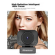 Веб-камера Newmine NM-Q40, компьютерная камера 4K HD с микрофоном, функцией Plug-and-Zoom, для онлайн-занятий, вступительных экзаменов в аспирантуру, видеозвонков, конференций, USB-подключения к ноутбуку и настольному компьютеру. - изображение 9