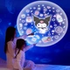 Дитяча іграшка-проектор KUROMI Sanrio з нічником, для рольових ігор, з живленням від мережі, для дівчаток - зображення 8