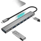 USB-хаб Youlianxing Type-C на 8 портов USB 3.0 высокоскоростной, для ноутбуков Huawei и Xiaomi - изображение 1