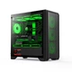 Игровой корпус Huntkey GX750S, черный, стальная сетка, боковая панель сталь-стекло, водяное охлаждение 360 мм, 12 мест для вентиляторов, для плат M-ATX - изображение 8