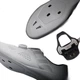 Велосипедные туфли Sendike Road Bike Cycling Lock, профессиональные велотуфли для мужчин и женщин, [Haohan] черные, размер 43 - изображение 3