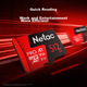 Карта памяти Netac 512 ГБ TF (MicroSD) A1 U3 V30 4K, высокопрочная, для видеорегистраторов и камер видеонаблюдения. Скорость чтения карты: 100 МБ/с. - изображение 7