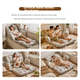 Розкладний диван JIAYI Lazy Sofa, одномісний розкладний диван-ліжко, підходить для сну або лежання, для вітальні, невеликих квартир, балкону, еркера, крісла, крісла для відпочинку - зображення 6