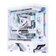 Корпус для комп'ютера Wanjia Qianxi AXT формату ATX з цифровим дисплеєм, під водяне охолодження 360 мм, білий - зображення 4