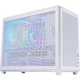 Корпус SAMA Quzao 3 Type-C белого цвета, настольный, портативный, формата Matx, с четырехсторонней сеткой, 5 позициями для вентиляторов, охлаждением ≤160 мм, видеокартой 350 мм и блоком питания ATX. - изображение 2