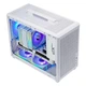 Корпус SAMA Quzao 3 Type-C белого цвета, настольный, портативный, формата Matx, с четырехсторонней сеткой, 5 позициями для вентиляторов, охлаждением ≤160 мм, видеокартой 350 мм и блоком питания ATX. - изображение 11