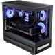 Корпус Thermaltake (TT) Steel Shadow Transparent SM Seaside View, черный (для материнской платы M-ATX/поддерживает водяное охлаждение 360 мм/9 мест для вентиляторов) - изображение 3