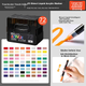 Акриловый маркер Touchcolor с мягким наконечником непрозрачный для рисования, для школьников - изображение 5