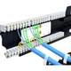 Патч-панель ZhiJi ZL-P5A 19" 1U 24 порти Cat 5e у зборі з органайзером Чорна - зображення 1