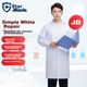 Халат XINGGONG медицинский белый с длинным рукавом, унисекс, размер L, XG-DG2 - изображение 9