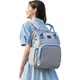 Рюкзак Shiyuejiejing Mommy Bag, велика місткість для вагітних, роздільна здатність для вологих та сухих тканин, водонепроникний та стійкий до плям, легкий, для подорожей молодих мам, 30 л - зображення 3