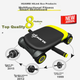 Ролик для пресса WONDERCORE с Bluetooth и автовозвратом на 4 колесах, зеленый - изображение 8
