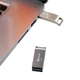 Флеш-накопичувач BIAZE 4 ГБ USB 2.0, USB-накопичувач для торгів, водонепроникний металевий, малої ємності для комп'ютера та автомобіля, 10 штук/коробка, UP017 - зображення 3