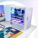 Корпус Antec Fengxingzhe DF 700 Flux White Mid-Tower с закаленным стеклом / Эффективное рассеивание тепла / Поддержка двух 360-мм систем водяного охлаждения / В комплекте 5 вентиляторов - изображение 5