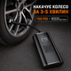 Автомобильный аккумуляторный компрессор 6000 мА·ч 150 PSI портативный насос для подкачки шин автокомпрессор с LED-дисплеем (11576) - изображение 2