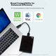 Портативний жорсткий диск SEAGATE, 2 ТБ із шифруванням, високошвидкісний USB 3.0, SEAGATE Ming 2,5 дюйма, чорний, механічний жорсткий диск, портативний для офісу та навчання, захист конфіденційності, послуга відновлення даних - изображение 7