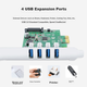 EB-LINK Настольная плата расширения PCI-E на USB 3.0 с чипом Renesas (NEC), поддерживает компьютеры в компактных корпусах, внутренняя четырехпортовая USB-плата-концентратор, не требует блока питания. - изображение 6