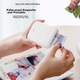 Фотопринтер Jiyin ZPP110 портативний бездротовий Bluetooth без чорнила, білий - зображення 8