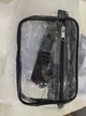 Бананка 10414 прозрачная поясная сумка на два отдела черная - изображение 6