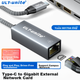 Адаптер ULT-Unite Type-C Gigabit Ethernet, внешний сетевой кабель USB-C — RJ45, для потоковой передачи видео на мобильные телефоны, ноутбуков Dell и Apple Mac, адаптер расширения сетевых портов. - изображение 5