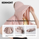 Многофункциональный комплект Kenmont с шалью и капюшоном для защиты от солнца, подходящий для весенне-летнего велоспорта, легкая тонкая шаль из ледяного шелка для женщин, короткая модель KM-6025. - зображення 8