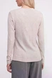 Жіночий лонгслів в рубчик Giulia MOSSLINES 7003/150 M Beige-almond melange, трикотажний, з довгими рукавами, базовий - зображення 7