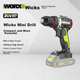 Дрель-шуруповерт WORX WU173.9 бесщеточная 20 В без аккумулятора - изображение 5