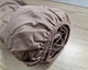 Простынь на резинке LARA сатин LUX dp13256 COFFEE 160х200+25 см - изображение 3