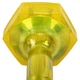 Гантель для фитнеса с покрытием TPU 1 штука Zelart Jelly Urethane Coated Dumbbell TA-2946-7_5LB (1x3,4кг) (1шт, TPU, желтый) - изображение 4