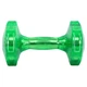 Гантель для фитнеса с покрытием TPU 1 штука Zelart Jelly Urethane Coated Dumbbell TA-2946-10LB (1x4,5кг) (1шт, TPU, салатовый) - изображение 2